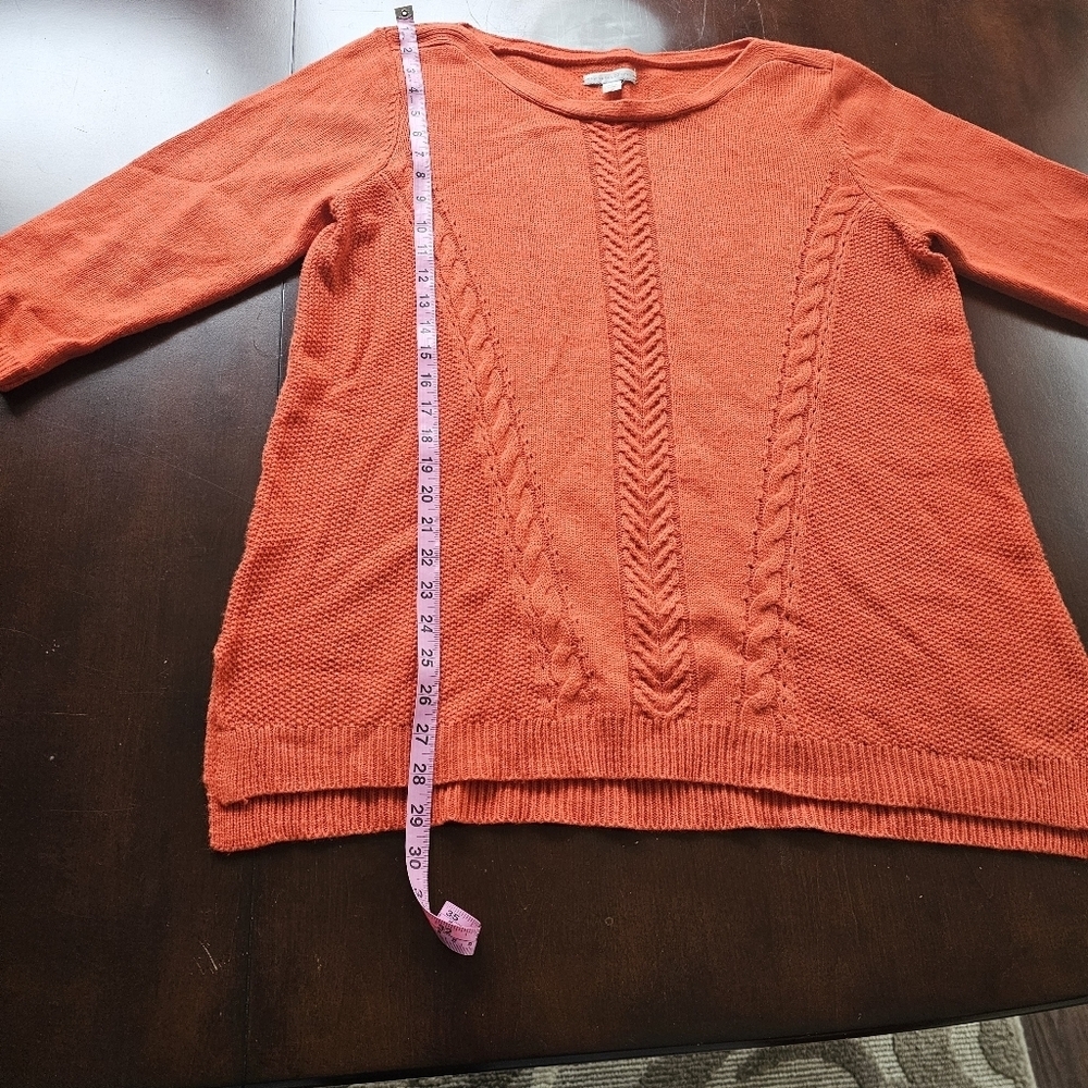 NY&CO Women's Orange Sweater, Sz XL - Picture 7 of 7